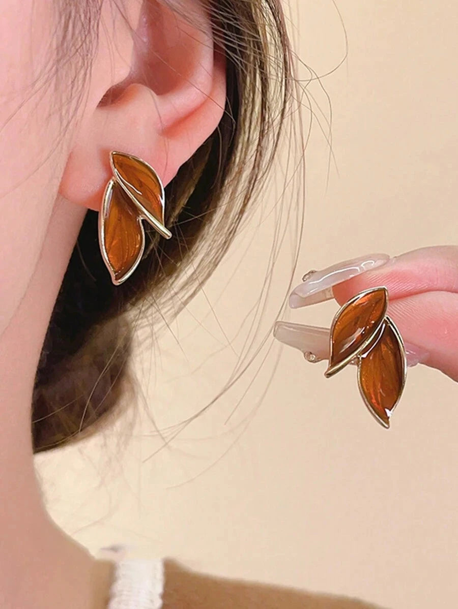 French Gradient Blue Earrings
