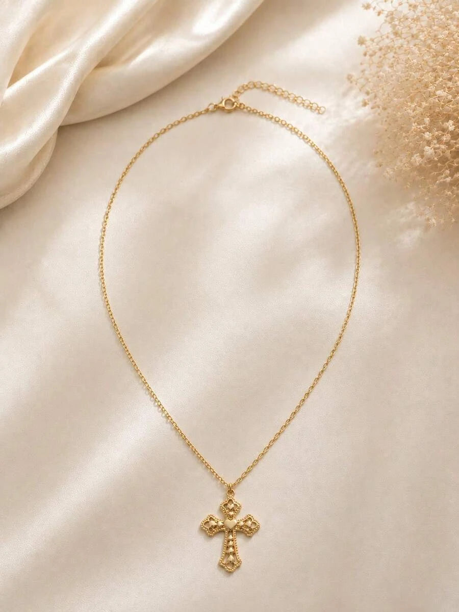 Gold Cross Necklace
