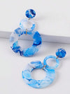 Retro Acrylic Pendant Earrings