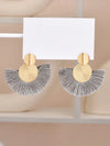 Metallic Tassel Earrings