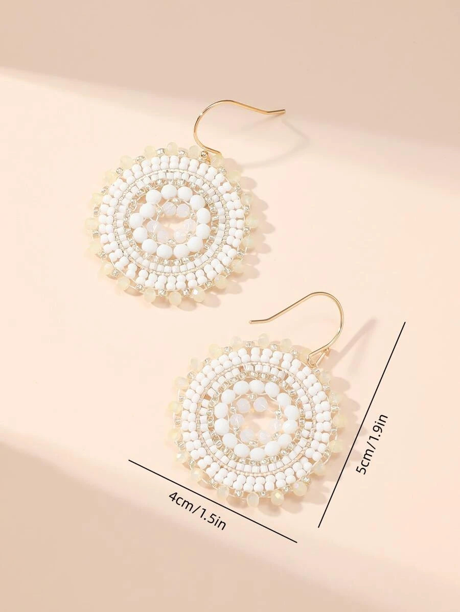 Bohemian Handmade Crystal Earrings