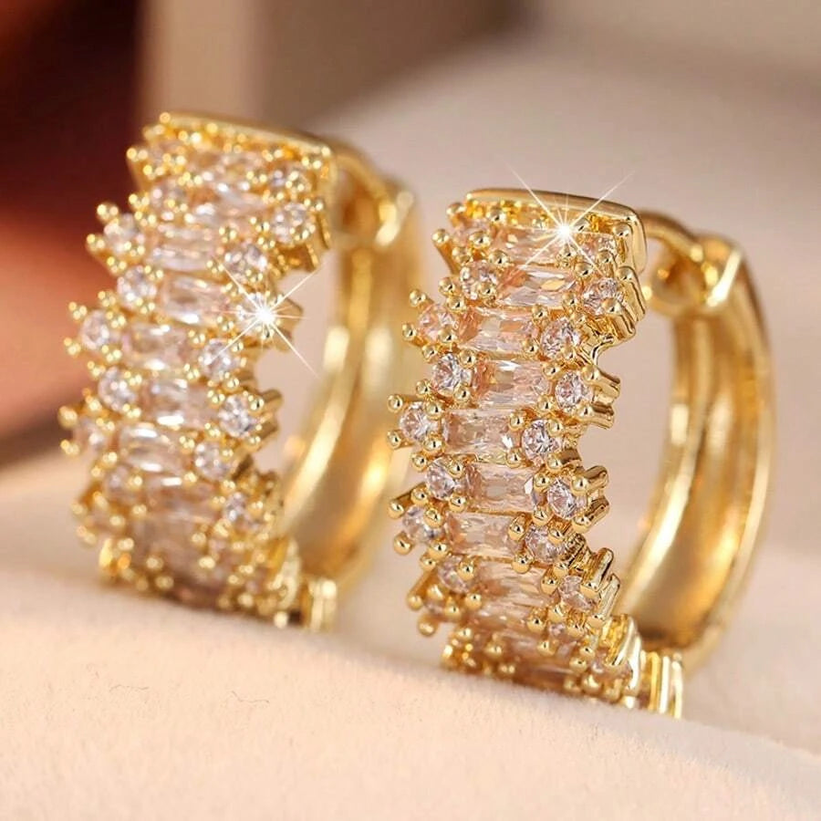 Synthetic Zirconia Women's Earrings