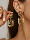 Vintage Style Geometric Alloy Earrings