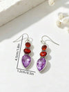 Vintage Bohemian Geometric Rhinestone Pendant Earrings