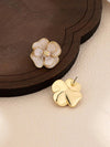 Vintage Floral Stud Earrings
