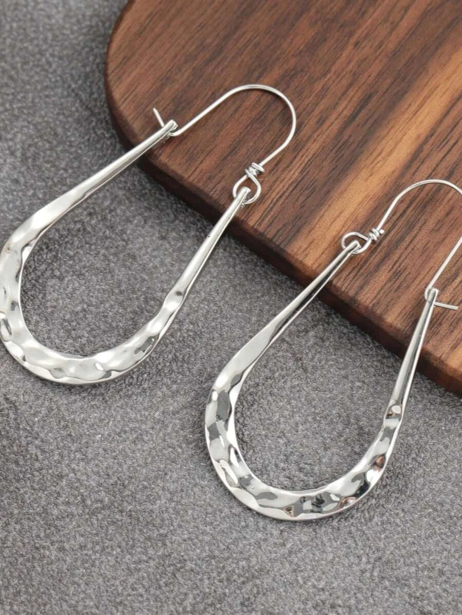 Simple Vintage Silver Earrings