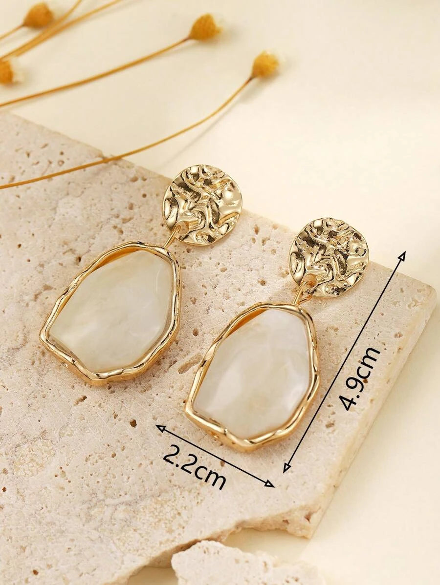 Bohemian Resin Drop Earrings