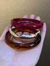 Vintage Acrylic Resin Bangle Set