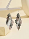 Retro Leaf Tassel Earrings
