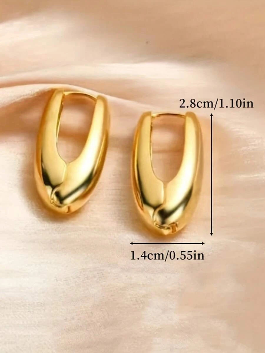 Old Money Teardrop Hoop Earrings