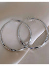 Minimalist Gold Oversize Hoop Earrings