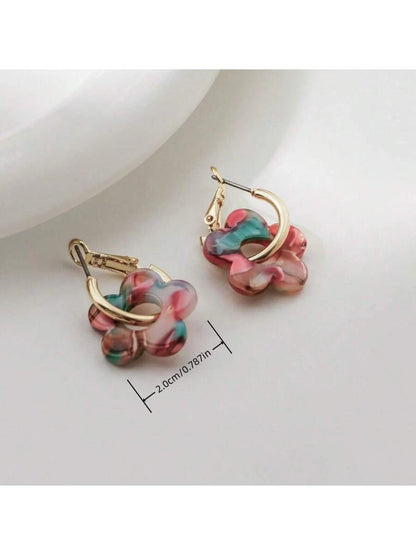 Five Leaf Clover Earring Studs