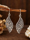 Vintage Willow Leaf Scroll Earrings