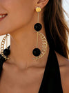 Retro Geometric Rotatable Drop Earrings