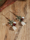 Chinese Retro Hollow Round Earrings