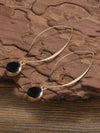 Resin Geometric Drop Earrings