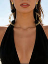 Retro Geometric Rotatable Drop Earrings