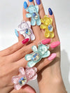 Colorful Asymmetrical Bubble Resin Ring