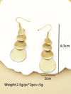 European Fringe Drop Earrings