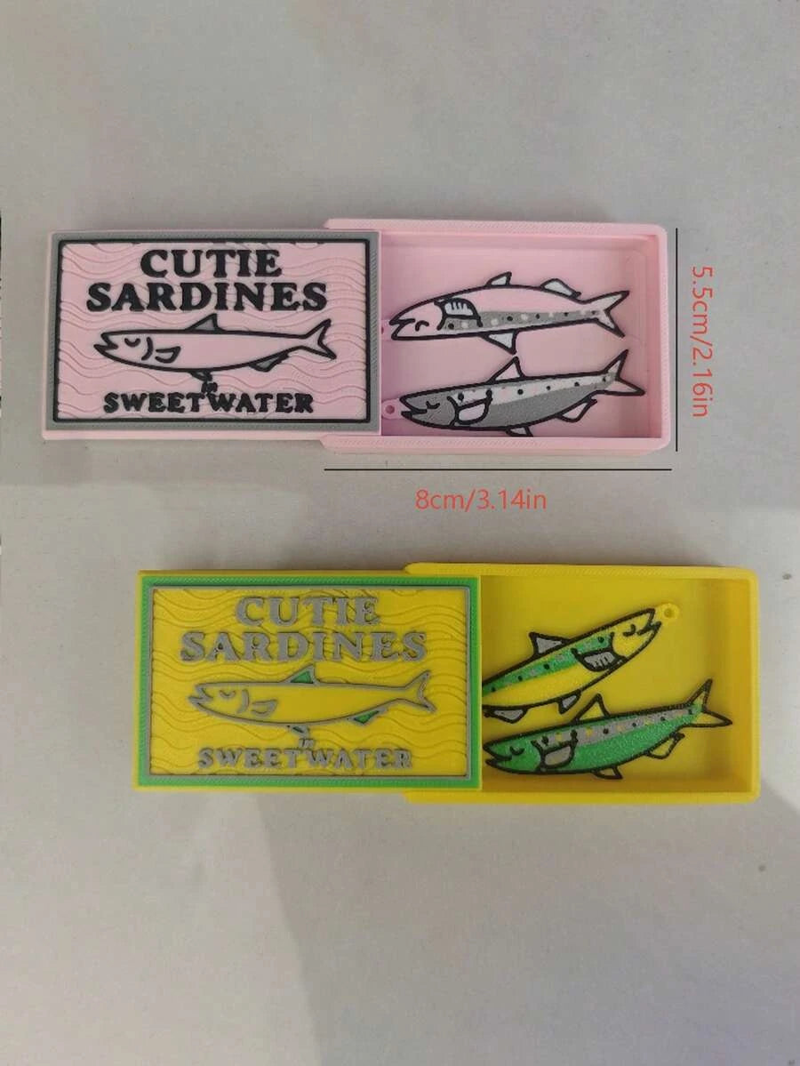 Sardine Can Bag Charm Set