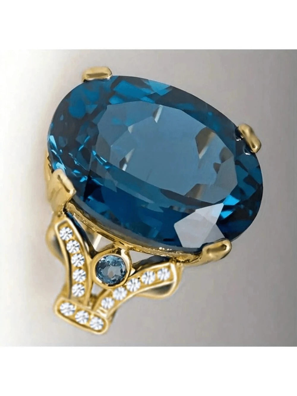 Boho Red Cubic Zirconia Ring
