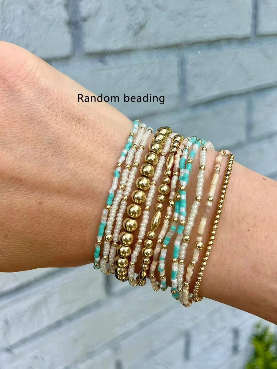 Bohemian Beaded Bracelet Set