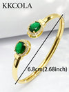 Geometric Green Zirconia Bracelet
