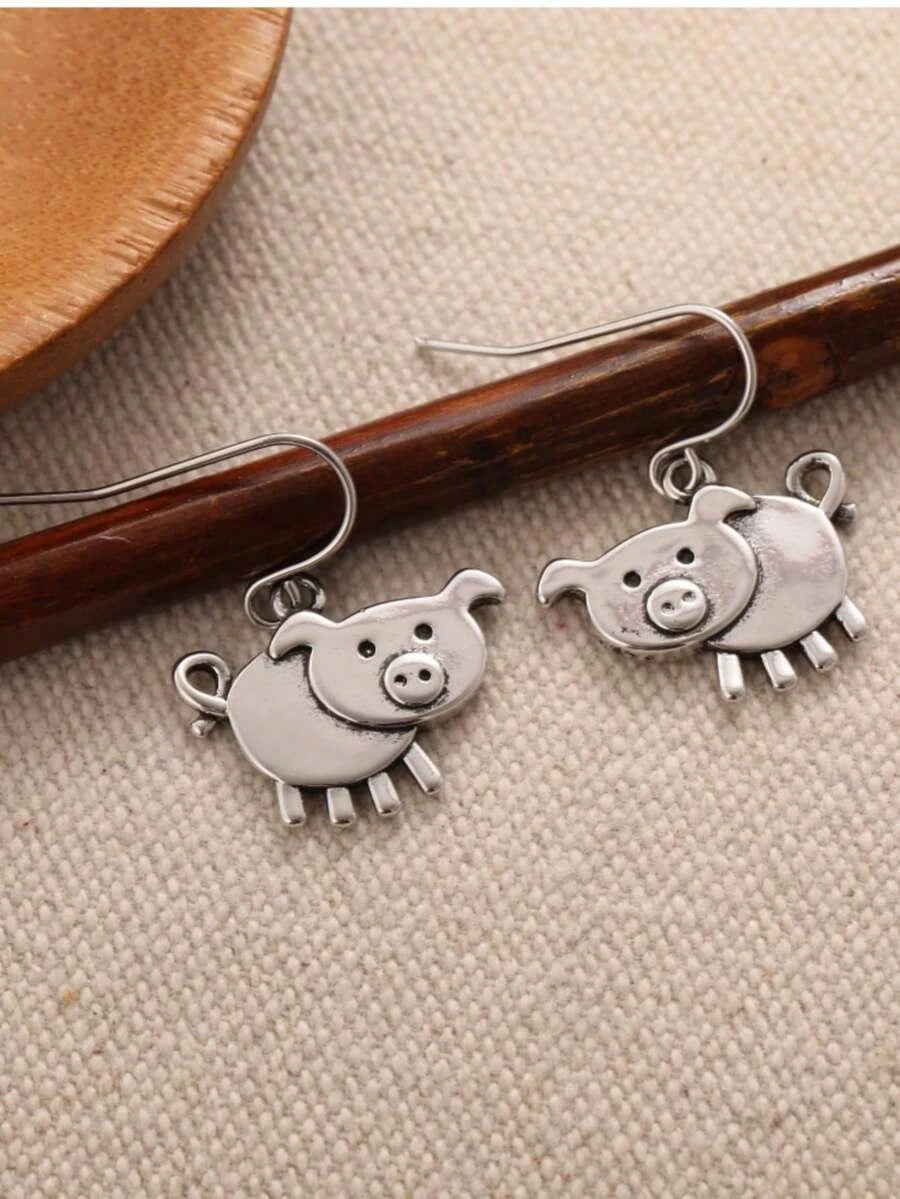 Vintage Bohemian Animal Pendant Earrings