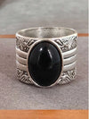 Vintage Silver Thick Band Ring