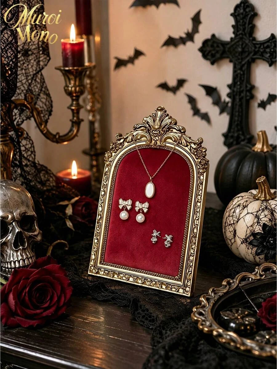 Vintage Baroque Resin Jewelry Tower