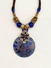 Round Glass Pendant Necklace