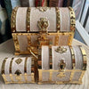 Vintage Metal Jewelry Chest