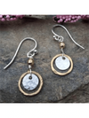 Bohemian Vintage Hollow Round Pendant Earrings