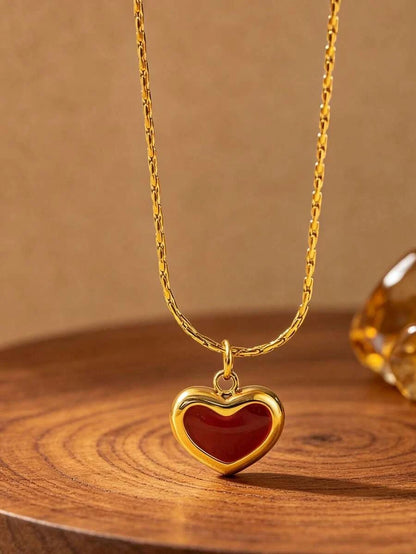 Minimalist Heart Collarbone Necklace