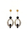 Retro Geometric Rotatable Drop Earrings