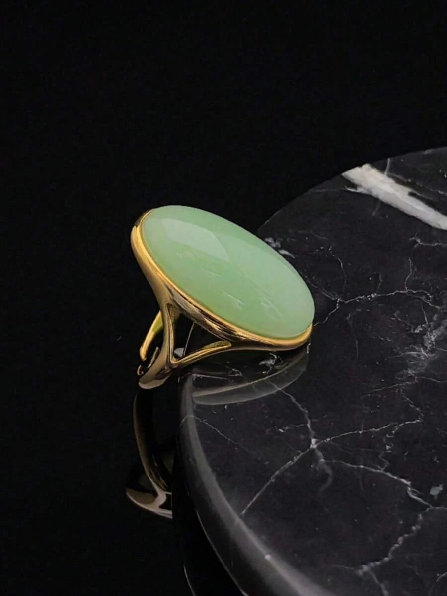 Gold Plated Stainless Steel Adjustable Ring