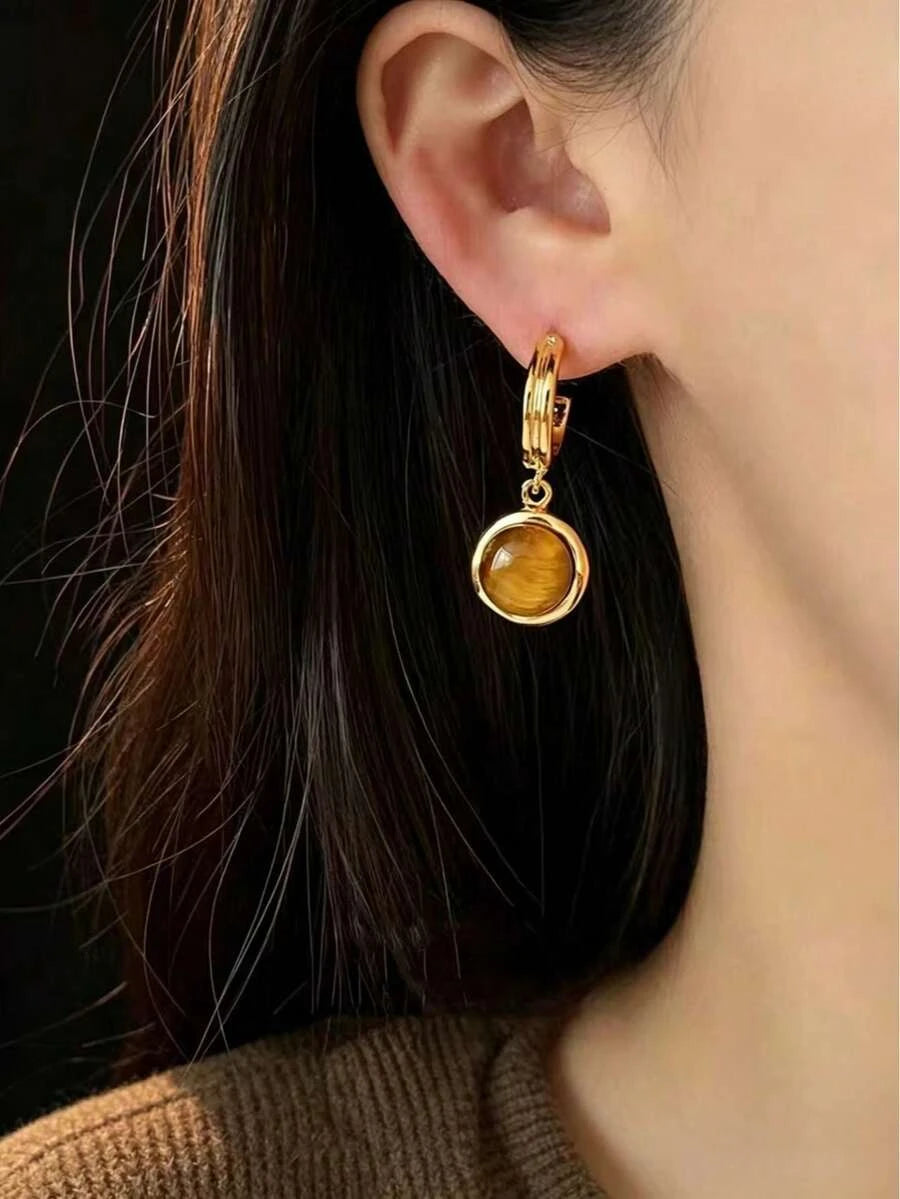 Vintage C Shape Earrings