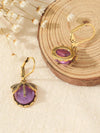 Vintage Dragonfly Crystal Drop Earrings