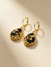 Vintage Teardrop Hummingbird Earrings