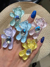 Colorful Asymmetrical Bubble Resin Ring