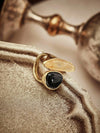 Glisma Gold Plated Geometric Open Ring