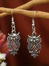 Bohemian Vintage Owl Tassel Earrings