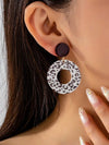 Elegant Black Drop Earrings