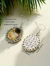 Vintage Klimt The Kiss Art Earrings