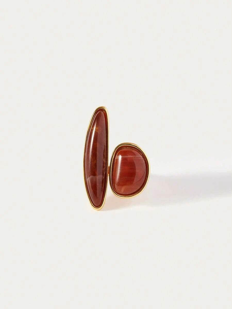 Glisma Gold Plated Vintage Ring