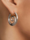 Gold Plated Spiral Earrings