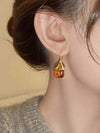 Vintage C Shape Earrings