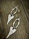 Vintage Bohemian Hollow Heart Earrings