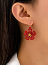 Minimalist Gold Hollow Pendant Earrings
