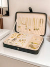 Retro PU Leather Jewelry Box